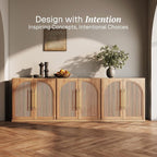 BELLEZE Set of 3 Modular Sideboard - Image 3