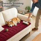 Smiry Couch Cover for Dogs, Non Slip Washable Sofa Protector for Pets | Soft - Image 8