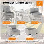 14-Seat Modern Patio Furniture Set - Image 3