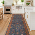 Washable 3x8 Long Runner for Wide Kitchen Floor by HazoHaus