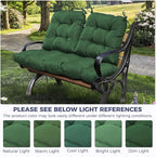 Wicker Chair Cushions of 3 Pieces, Waterproof Cushions - Image 5