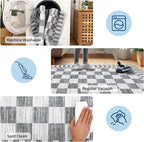 GarveeHome Checkered Rug 3x5 Area Rugs - Image 7