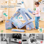 IFNOW Modular Kids Play Couch, Convertible & Washable Toddler Foam Couch Kids - Image 5