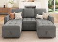 HONBAY Modular Sectional Couch U Shaped Sofa by HONBAY