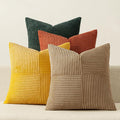MIULEE Fall Green Rust Throw Pillow Covers 18x18 Inch Set of 4 Boho Farmhouse by MIULEE