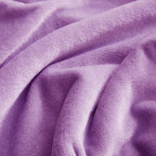 KMUSET Fleece Blanket Throw Size Lilac Lightweight Super Soft Cozy Luxury Bed - Image 5