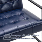 Glitzhome Mid Century Modern Accent Chairs Set of 2, Modern Living Room Chairs - Image 6
