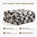 L'AGRATY Chunky Knit Throw Blanket - Image 2