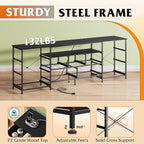 WLIVE 75.5" TV Stand for 65, 85 Inch TV, Dresser for Bedroom - Image 9