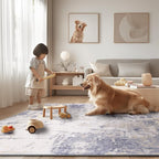 RELEANY Washable 7'x9' Abstract Area Rug - Image 6