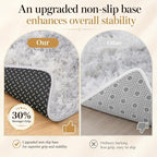 PLHXFR 9x12 Area Rugs Living Room: Fluffy Bedroom Shag Rug Light Grey | Upgrade - Image 6