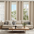 Blackout Curtains for Bedroom, 42 x 84 Inches Long, Taupe 2 Panels | Thermal - Image 6