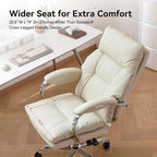 LEAGOO Office Chair with Foot Rest, Ergonomic Executive Office Chair with Arms - Image 6