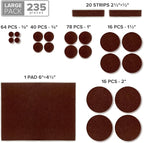 Felt Furniture Pads X-PROTECTOR 235 PCS Premium Furniture Pads - Image 5