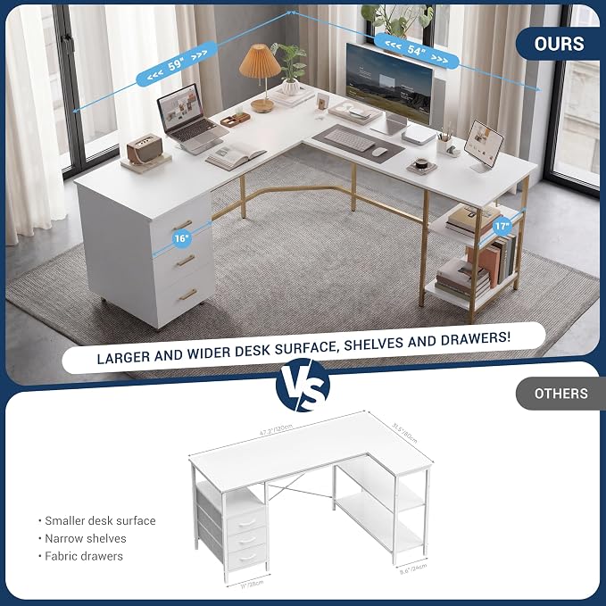 Techni Mobili L Shaped Desk - Image 4