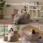 Giant Plush Bean Bag Chair for Adults - Image 5
