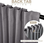 Faux Linen Total Blackout Curtains - Image 4