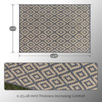 SAND MINE Reversible Mats, Plastic Straw Rug, Modern Area Rug, Large Floor Mat - Image 2