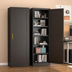 Ckzbx Metal Locker Tall Narrow Storage Cabinet, Gym Home Office, Entryway and - Image 6