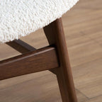 Furniture of America Lucian Mid-Century Modern Solid Wood 2 Piece Brown Round - Image 23