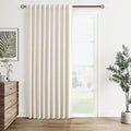 Extra Wide 100% Blackout Linen Curtains by Guken