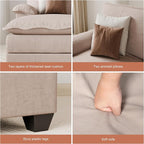 110" U-Shaped Sectional Sofa - Image 5