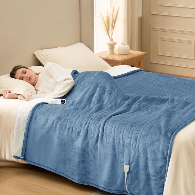 Bedsure Heated Blanket Twin Size, Soft Electric Blanket - Image 9