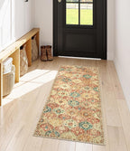 Lahome Moroccan Hallway Rug, 2x5 Washable Kitchen Runner Rug Non Slip | Kitchen - Image 5