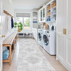 2x10 Runner Rug Non Slip, Washable Hallway Runner Rug, Laundry Room, Soft - Image 3