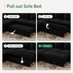 HONBAY Modular Sectional Sleeper Sofa - Image 5