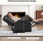 ANJ Premium Genuine Manual Reclining Sofa Set - Image 6