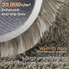 6x9 Area Rugs for Living Room: Fluffy Shag Soft Washable Rug Large Fuzzy Plush - Image 3
