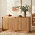 FURSUN 61" Modern Fluted Sideboard by FURSUN