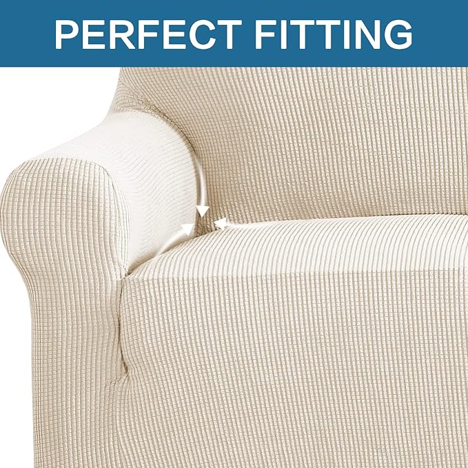 H.VERSAILTEX Stretch Chair Slipcover 1-Piece Armchair Couch Cover Furniture - Image 5
