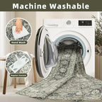 8x10 Retro Washable Area Rugs for Living Room, Dining Room, Nursery | Ultra - Image 4