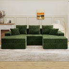 Living&Giving 101" U-Shaped Cloud Sectional Couch by LivingGiving