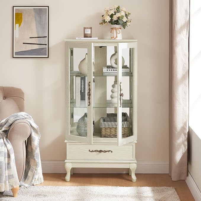 Lighted Curio Display Cabinet - Image 3