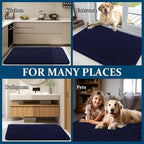 OLANLY Dog Door Mat for Muddy Paws 24x16, Super Absorbent Chenille Mud Mat | - Image 8