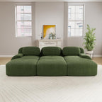 Boneless Sectional Couch, No Assembly Required, 117.3” Modular Cloud Sofa - Image 2