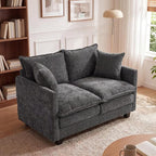 Loveseat Sofa Cloud Sofa Couch 50'', Modern Loveseats 2 Seat Couch 27" Deep Seat by MUDANT