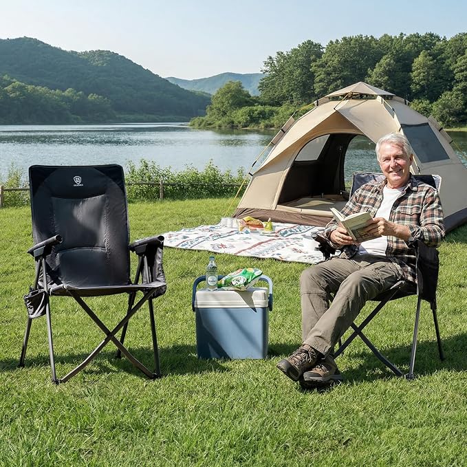 EVER ADVANCED Reclining Camping Chairs - Image 2