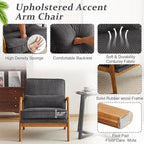 VINGLI Upgraded Premium Corduroy Accent Chair, Upholstered Arm Chair, Solid - Image 6