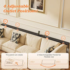 SUPERJARE 118.1 Inch Sofa Table - Image 6