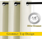NICETOWN Blackout Curtains & Drapes 84 inch Long - Image 3