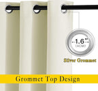 NICETOWN Half Window Curtains for Bedroom - Image 2