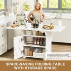 Folding Dining Table for 4-6 - Image 6