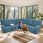 100% Waterproof Sectional Recliner Couch Covers - Image 2