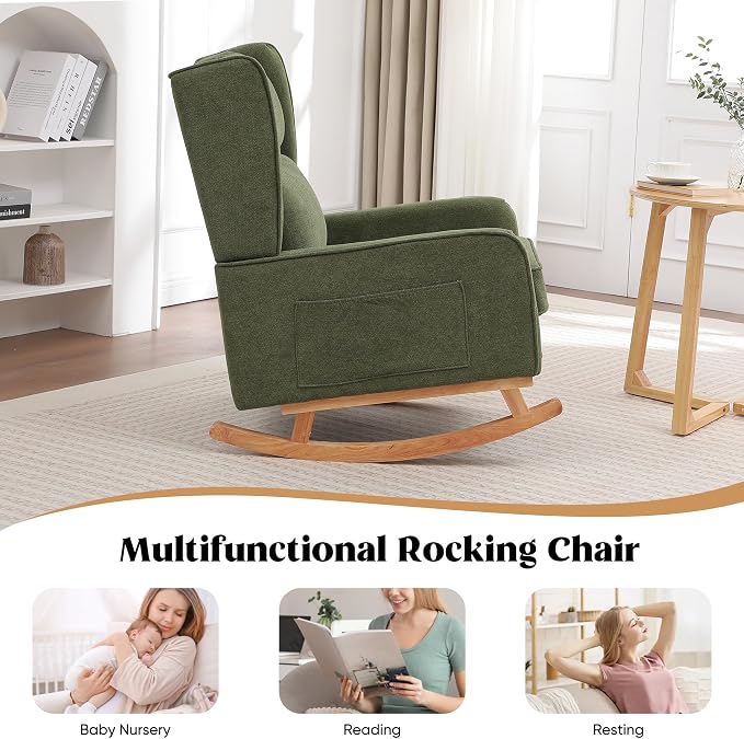 HCHAIRH Nursery Rocking Chairs, Rocking Chair Nursery - Image 8