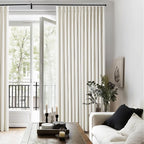 102 Inches Long Pinch Pleated Linen Blackout Curtains - Image 8