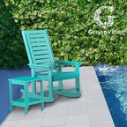 GREENVINES Outdoor Rocking Chair Set | 3-Piece | 2 Rocking Chairs - Image 2